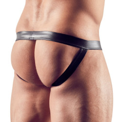 Svenjoyment Jockstrap MUNIX Imitation Vinyle Noir